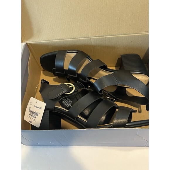 NWT  Liz Claiborne Womens Fisherman Strappy Block Chunky Heels 9.5M - Picture 5 of 14